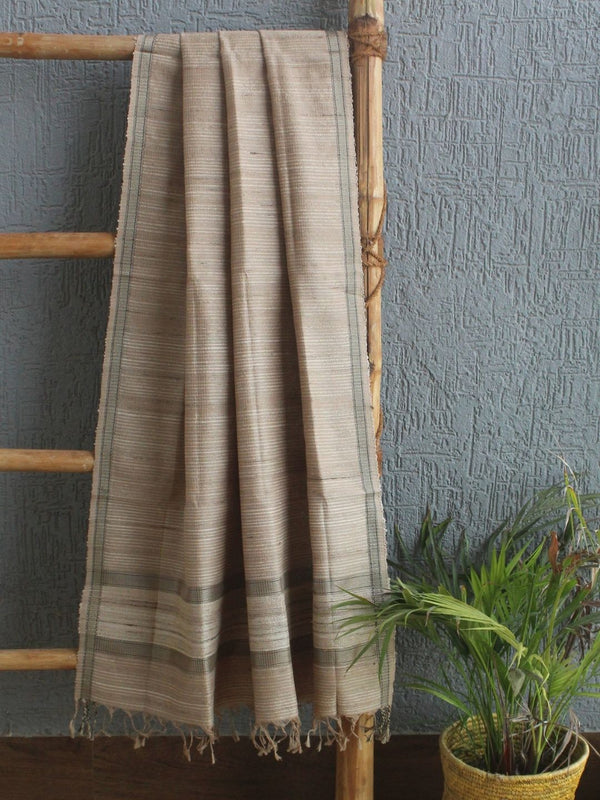 Tussar Gicha Maheshwari Silk Handloom Dupatta