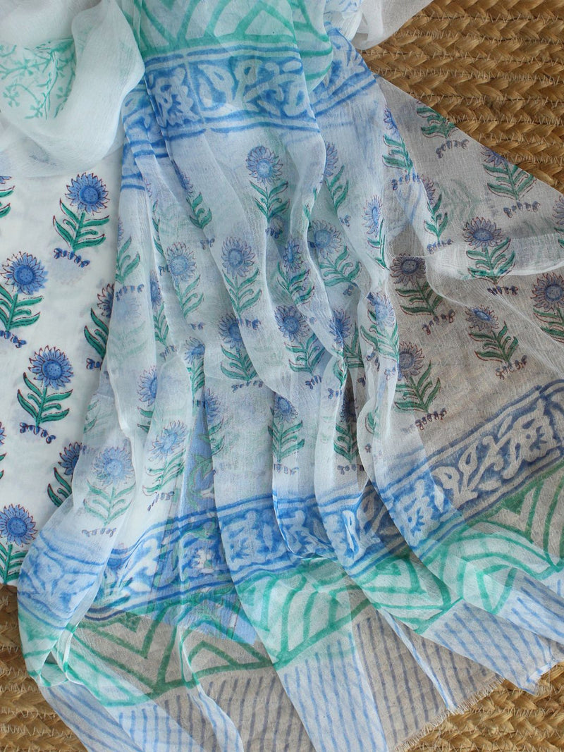 Hand Block Printed Dress Material