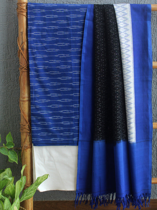 Pochampally Ikkat Handloom Cotton Dress Material