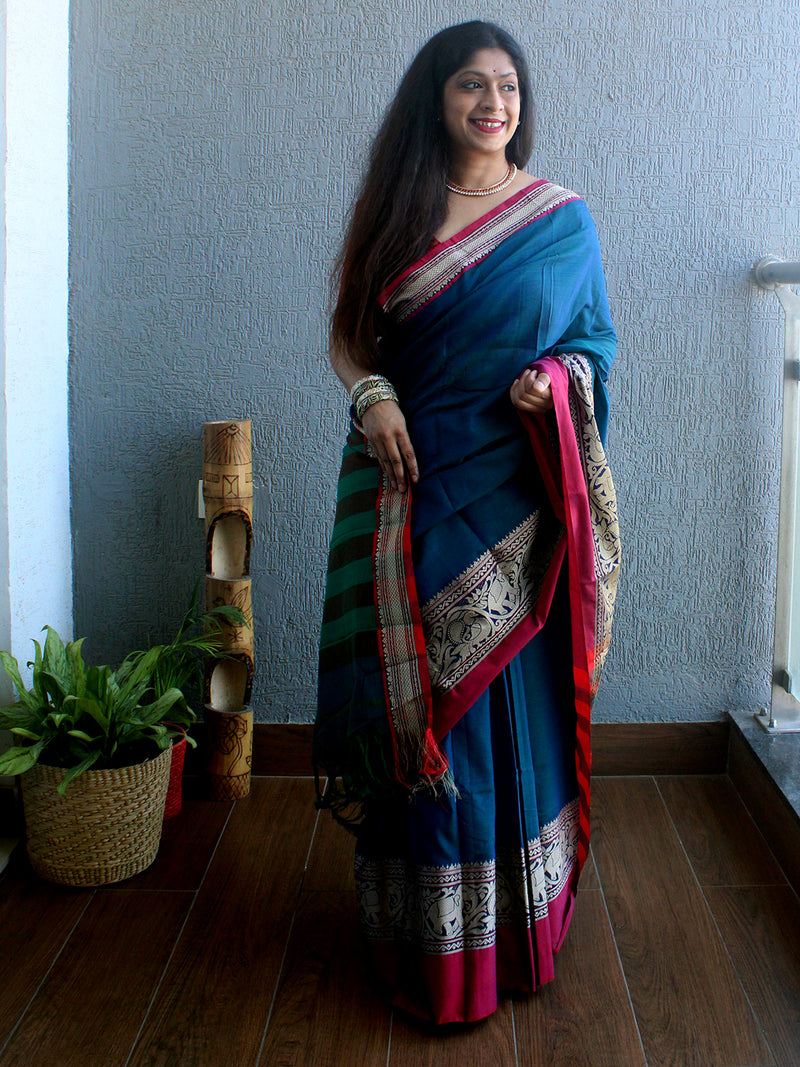 Narayanpet Mercerized Cotton Saree