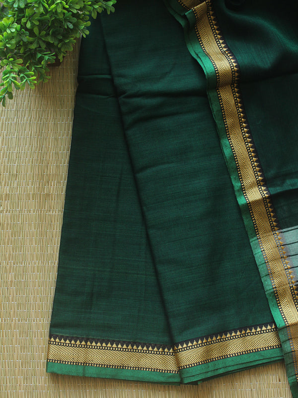 Green Dharwad Cotton Dress Material