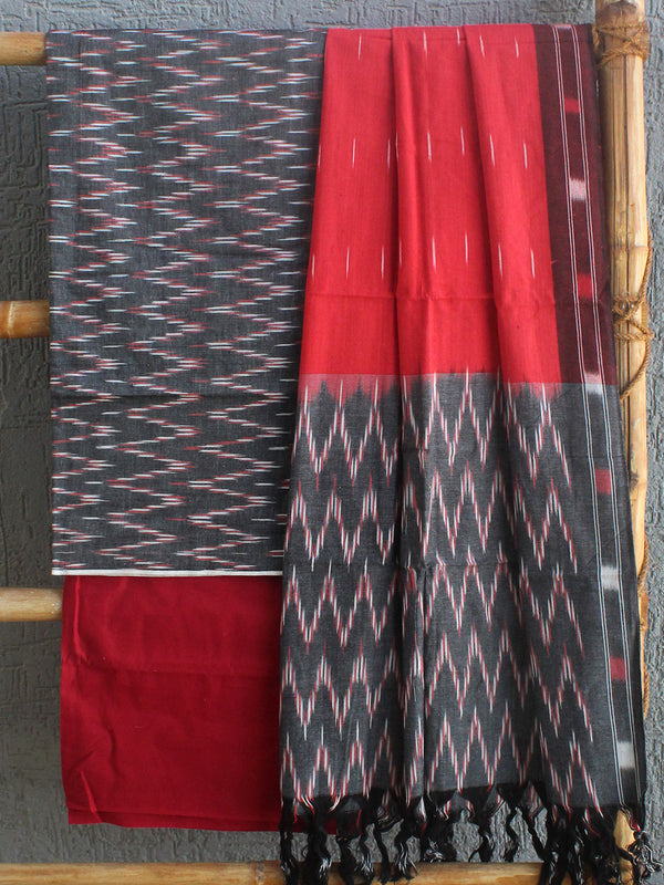 Pochampally Ikkat Handloom Cotton Dress Material