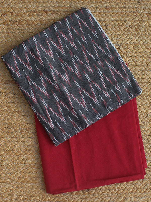 Pochampally Ikkat Handloom Cotton Dress Material