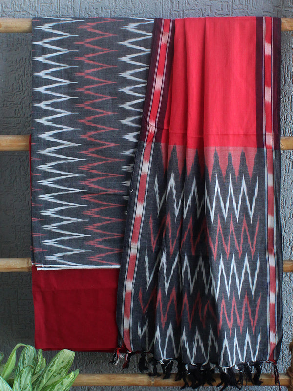 Pochampally Ikkat Handloom Cotton Dress Material