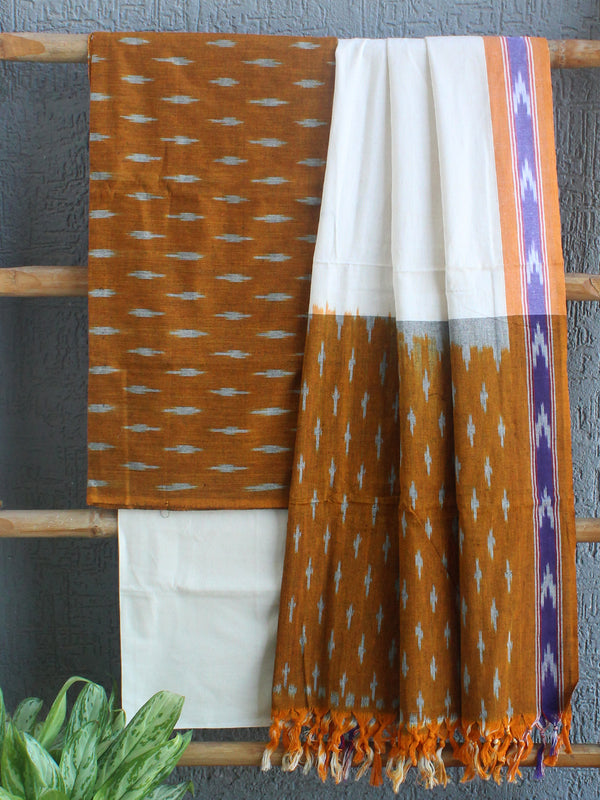 Pochampally Ikkat Handloom Cotton Dress Material