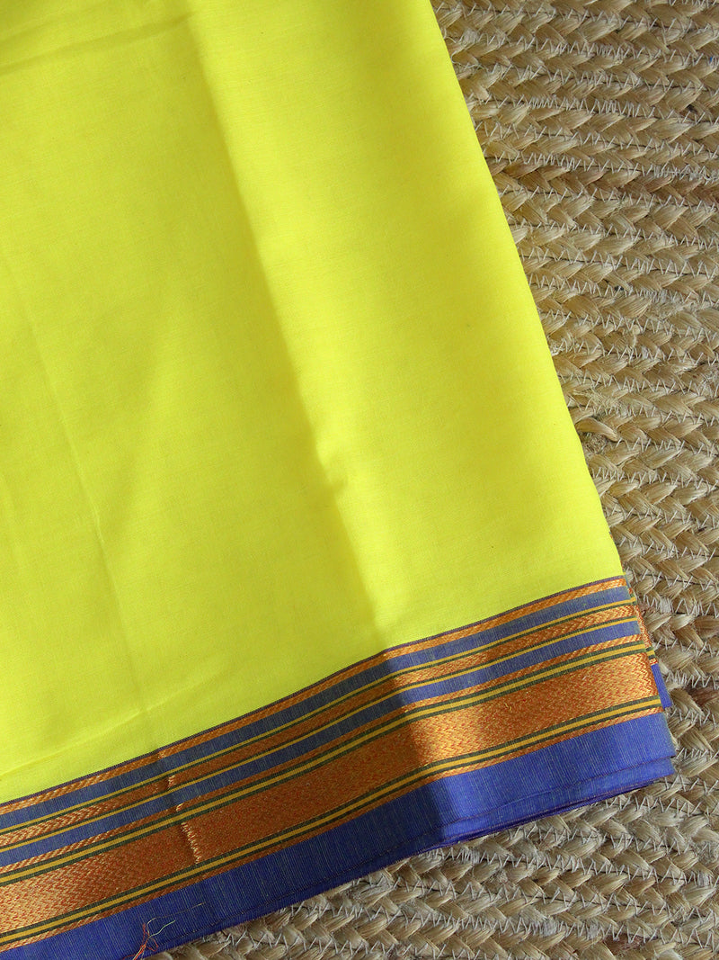 Yellow Dharwad Cotton Dress Material