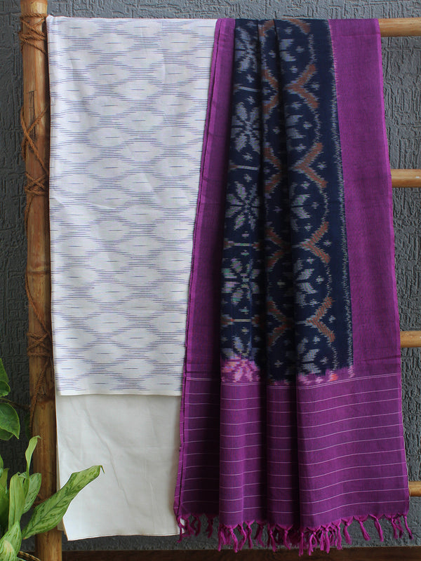 Pochampally Ikkat Handloom Cotton Dress Material