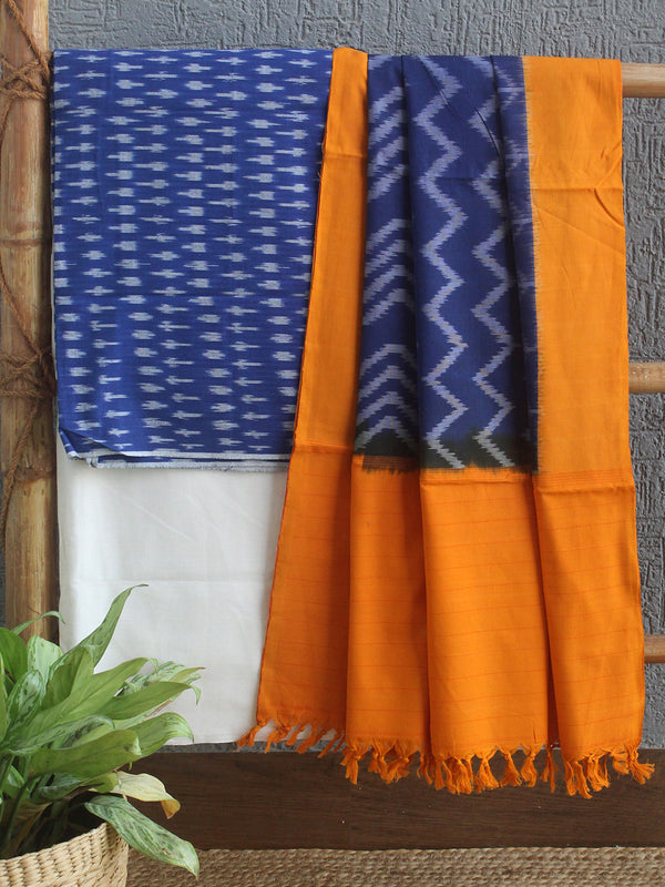 Pochampally Ikkat Handloom Cotton Dress Material