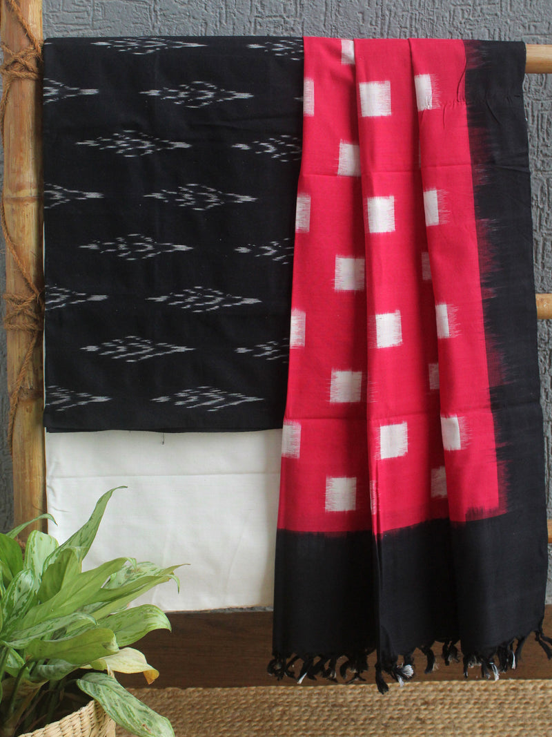 Pochampally Ikkat Handloom Cotton Dress Material