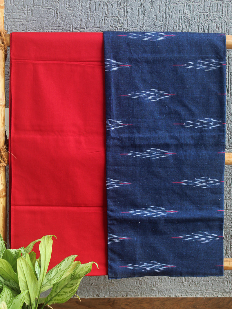 Pochampally Ikkat Handloom Cotton Dress Material