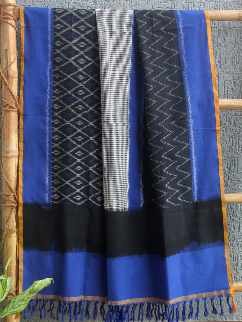 Pochampally Ikkat Handloom Cotton Dress Material