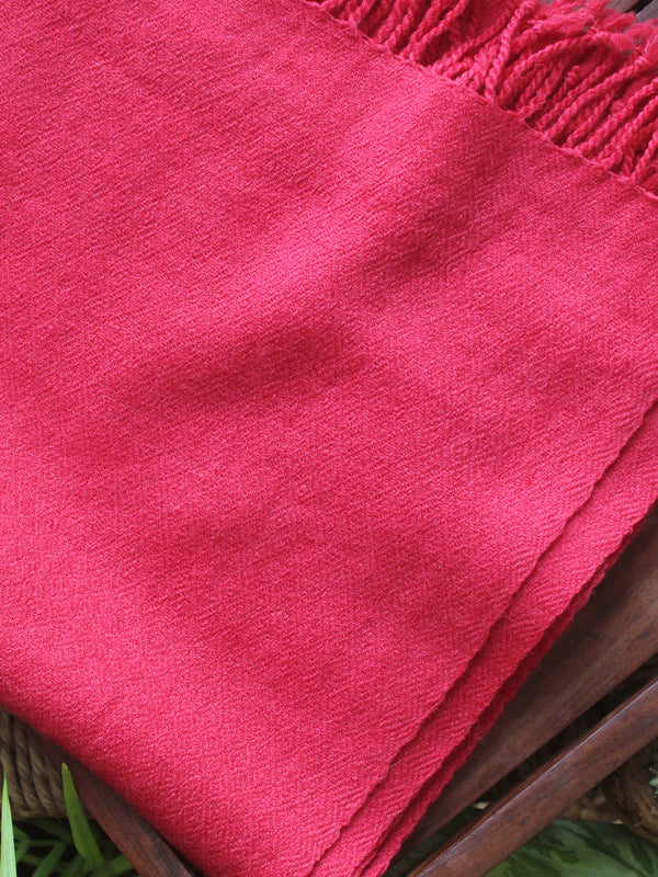 Carrot (gajri) Handloom Pure Wool Kullu Stole