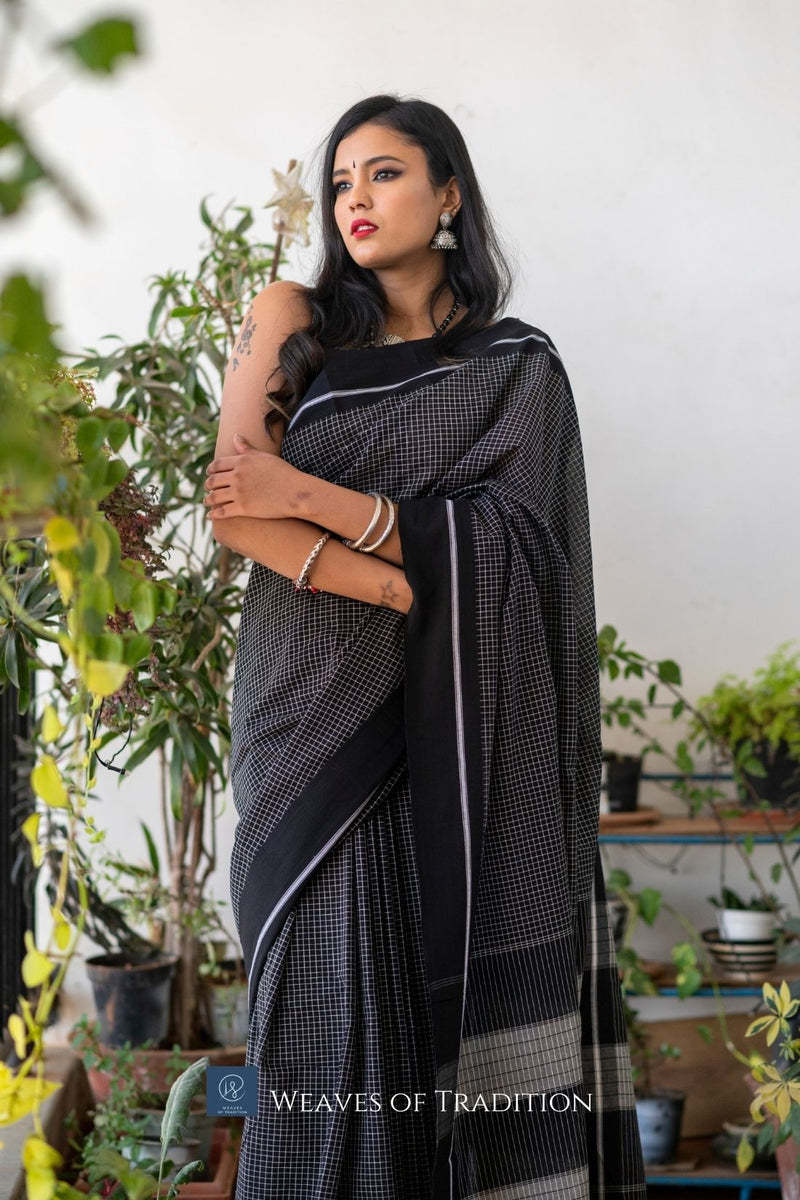 Patteda Anchu Handloom Cotton Saree