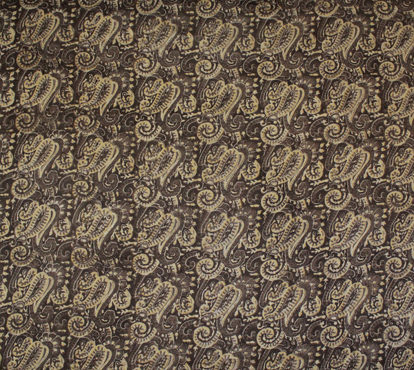 Grey Kashish Hand Block Printed Cotton Fabric