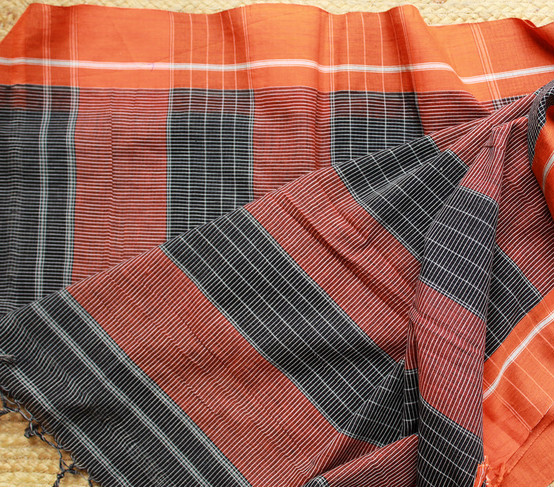 Patteda Anchu Handloom Cotton Saree